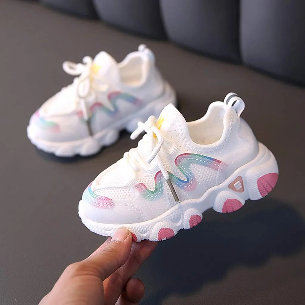 Girl Shoes 9 Baby Soft Up Shoes Toddler Breathable Infant Kids Girls Lace Mesh Baby Soccer Shoes Size 3 Boys