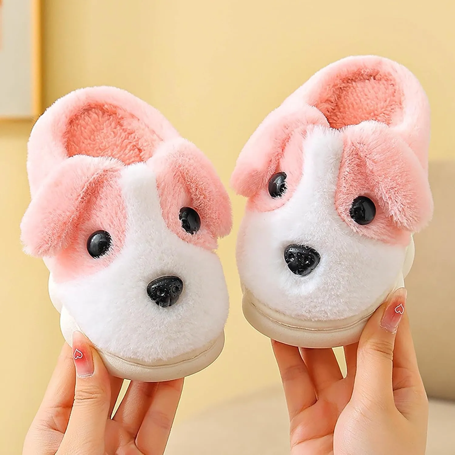 Girls Foam Soft Sole House Slippers Kids Plush House Shoes Boys Warm ??artoon Slippers Cute Animal Winter Indoor Slipper