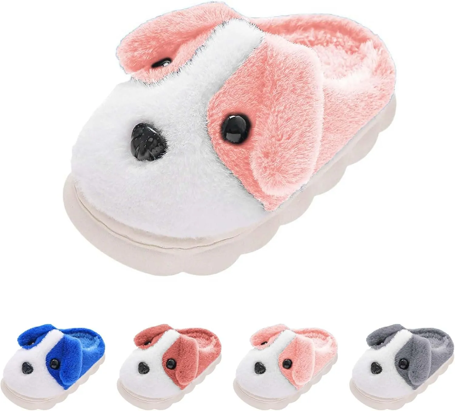 Girls Foam Soft Sole House Slippers Kids Plush House Shoes Boys Warm ??artoon Slippers Cute Animal Winter Indoor Slipper