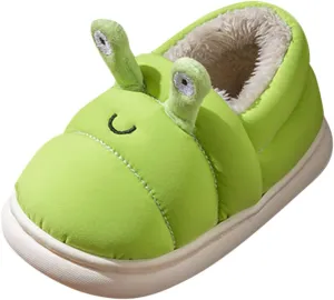 Girls Size 4 House Slippers Fashion Autumn And Winter Boys And Girls Slippers Flat Bottom Girls Bathrobe Slippers Size 6
