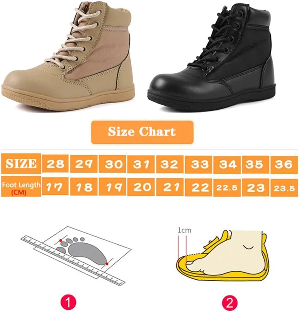 Haitpant Kids Military Tactical Boot Children Camping Travel Hiking Sports Shoes Breathable Outdoor Non-Slip Sneakers