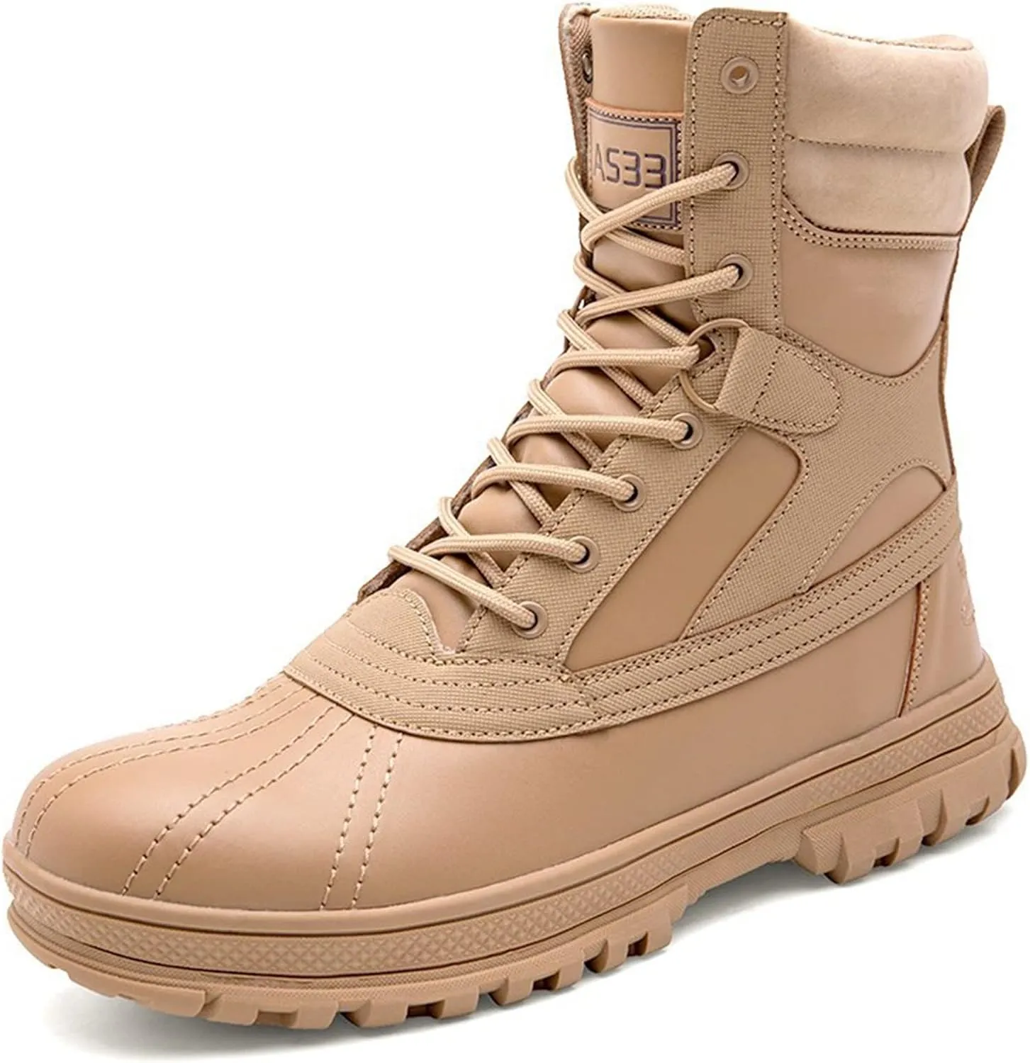 High Rise Hiking Boots, Hiking Boots Mens Waterproof Lightweight, Outdoor High- top Desert Shose, Combat Camping Tactical Climbing Walking Footwear, for Birthday,Father' s Day