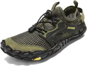 Hiking Water Shoes Men,Quick-Dry Lightweight Aqua Beach Barefoot Shoes,Summer Comfy Breathable Cycling Shoes,for Mountaineering/Walking/Camping