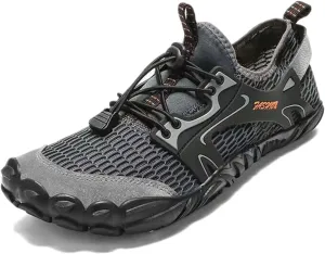 Hiking Water Shoes Men,Quick-Dry Lightweight Aqua Beach Barefoot Shoes,Summer Comfy Breathable Cycling Shoes,for Mountaineering/Walking/Camping
