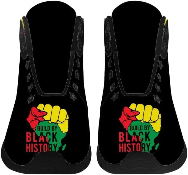 Juneteenth Shoes for Men Women African High Top Sneakers Casual Shoes Gifts for Dad Mom