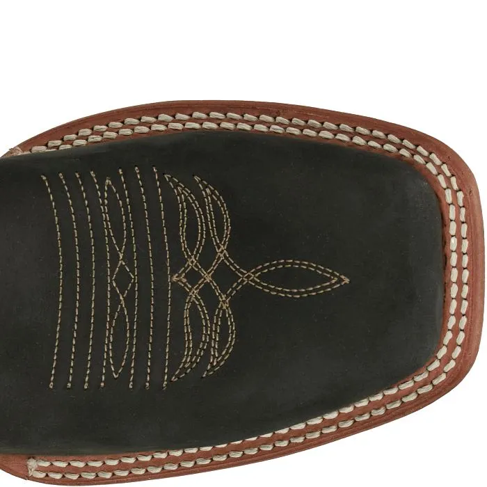 JUSTIN MENS HOMBRE BLACK WESTERN BOOTS STYLE JP2506