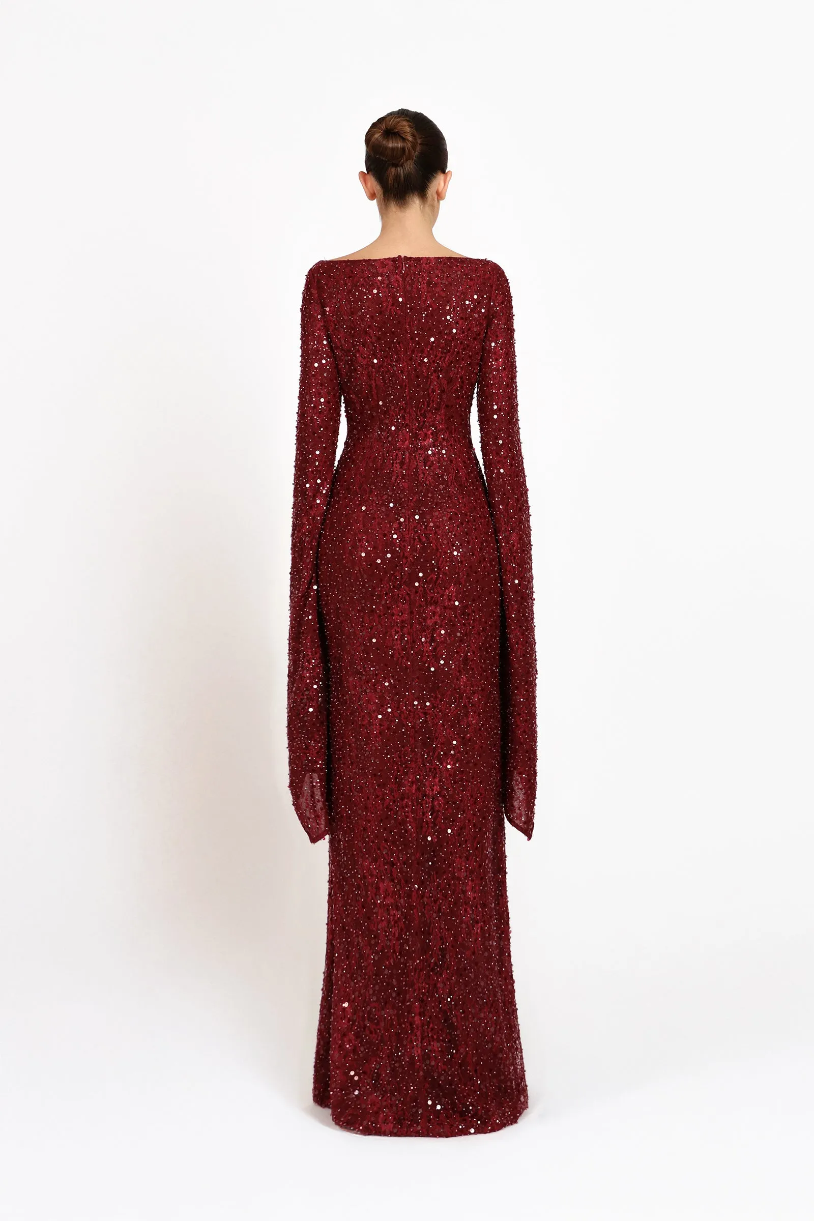 KADELA GOWN - RED SEQUIN