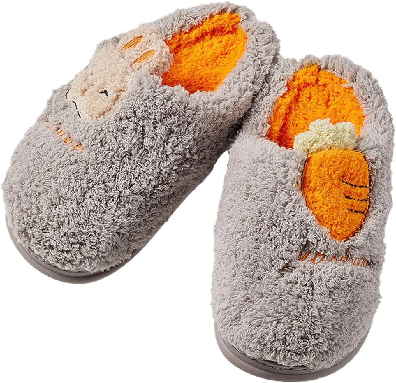 Kid Fuzzy House Slippers Toddler Warm Indoor Slippers Baby Non Slip Bedroom Slipper Boy Slip On Slipper