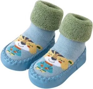 Kids Baby Toddler Slipper Boots Girl Sock Shoes Stretch Knit Rubber Sole Non-??kid Indoor/Outdoor Floor Cozy Sneakers