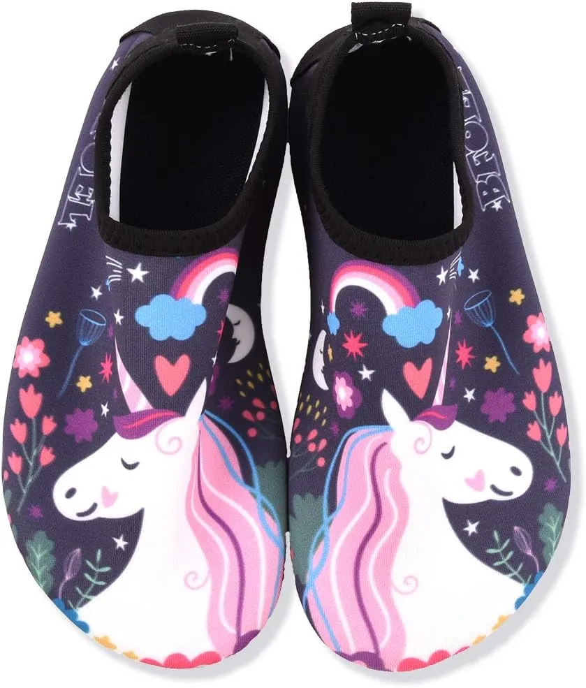 Kids Water Shoes for Toddler Boys Girls Big Kids Water Shoes Swim Socks Quick Dry Non-Slip Water Beach Aqua Sports Shoes