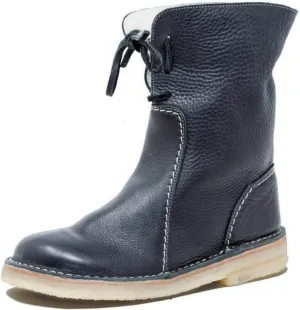 Ladmiple Womens Snow Boots Winter Shoes with Fur Lined Warm Lace Up Ankle Booties Comfort Outdoor Anti Slip Combat Boots