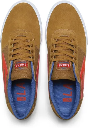 Lakai Manchester Men's Skateboarding Shoes, Walnut Suede, 5