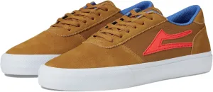 Lakai Manchester Men's Skateboarding Shoes, Walnut Suede, 7