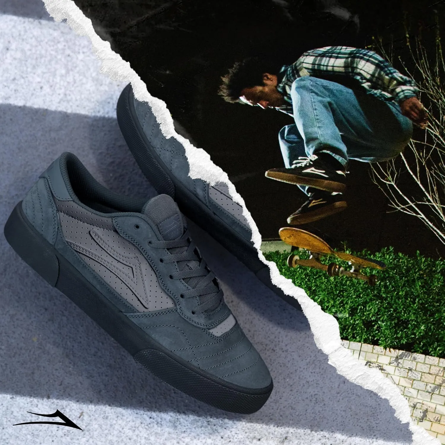 Lakai Men??s Cambridge Low-Top Skateboarding Shoe