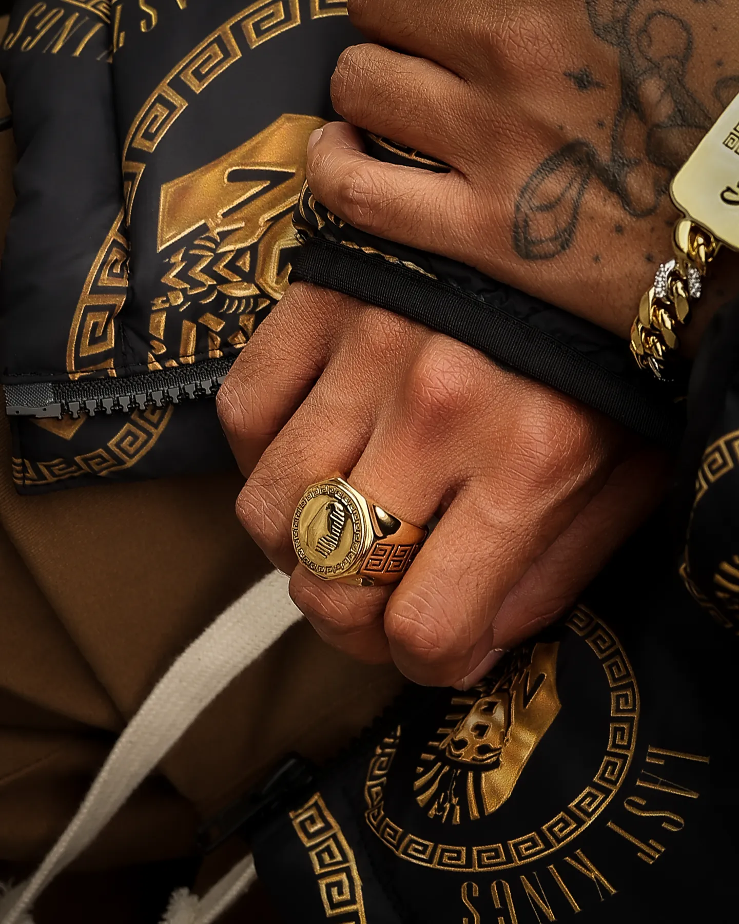 Last Kings Battalion Ring Gold