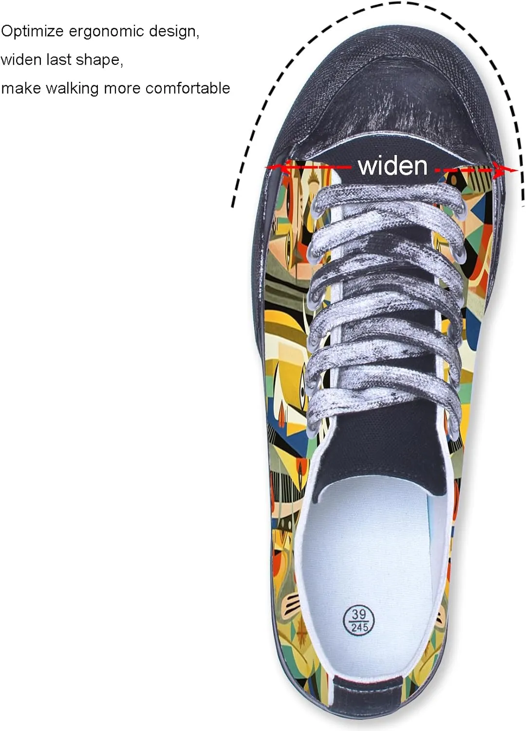 Men Skull Printed Shoes Custom Personalized Design Cool Print Low Top Fashion Sneakers for Teen Boys Girls Student Women Canvas Shoes Cosplay Classic Casual Shoes