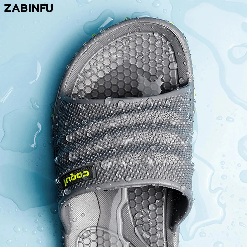 Men Summer Comfortable Non-slip Platform EVA Slippers Lightweight Shoes