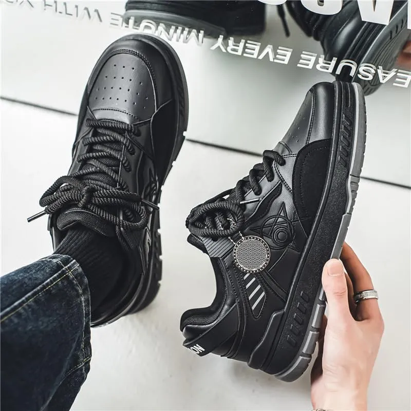 Men's Casual Shoe Classic Lace-Up Low Top Non Slip Fashion Comfortable Breathable Sneaker Men's Fashion Sneakers