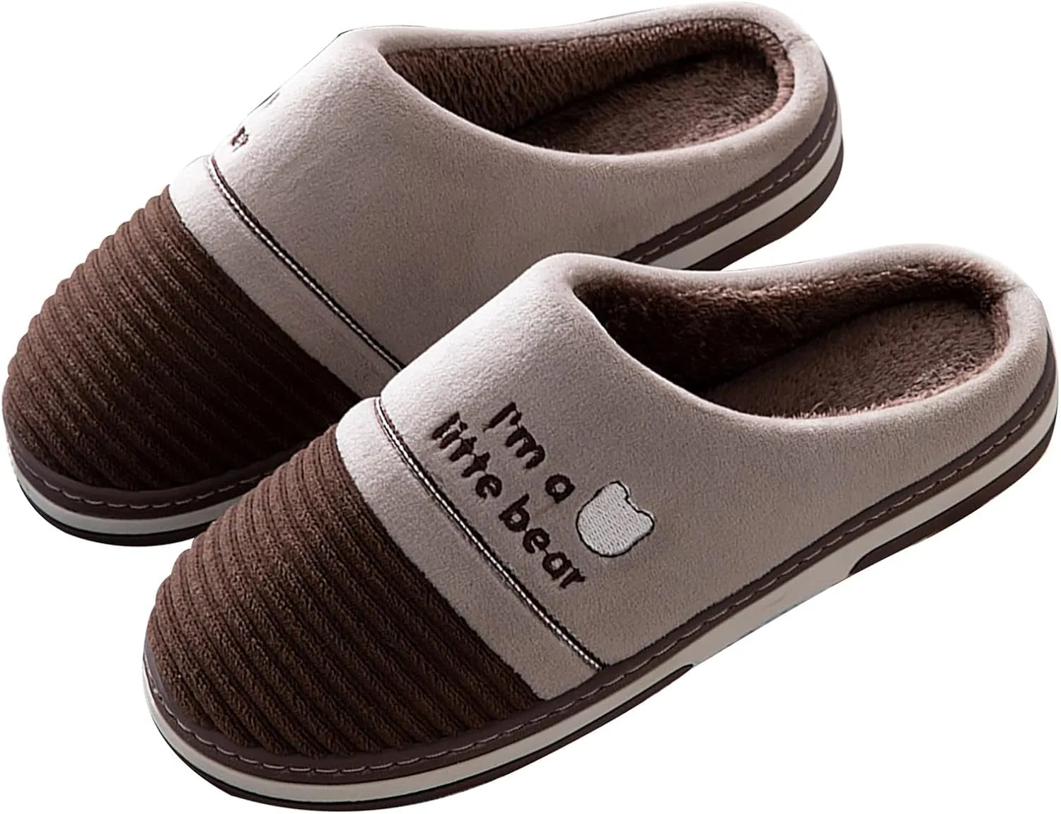 Mens Couple Cotton Slippers Home Lightweight Warm Slippers Christmas Animal Cotton Slippers Mens Slippers 9