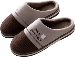 Mens Couple Cotton Slippers Home Lightweight Warm Slippers Christmas Animal Cotton Slippers Mens Slippers 9