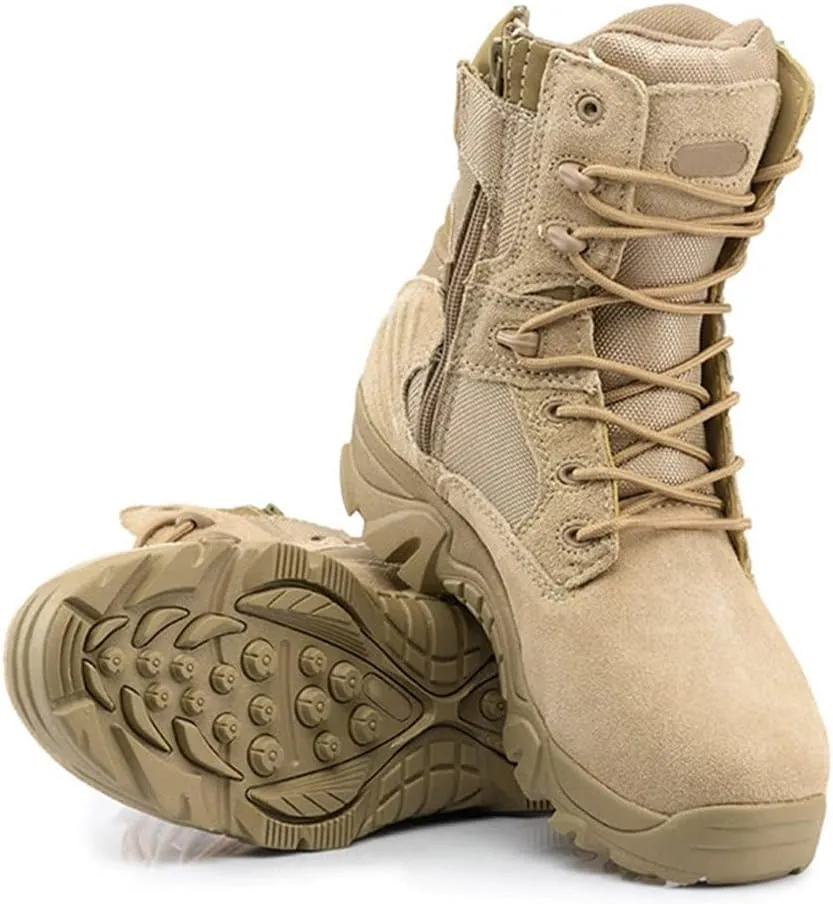 Mens Outdoor Hiking Shoes, Professional Climbing Camping Hunting Shoe, Waterproof Military Tactical Boots