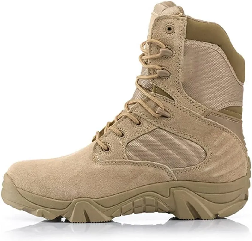 Mens Outdoor Hiking Shoes, Professional Climbing Camping Hunting Shoe, Waterproof Military Tactical Boots