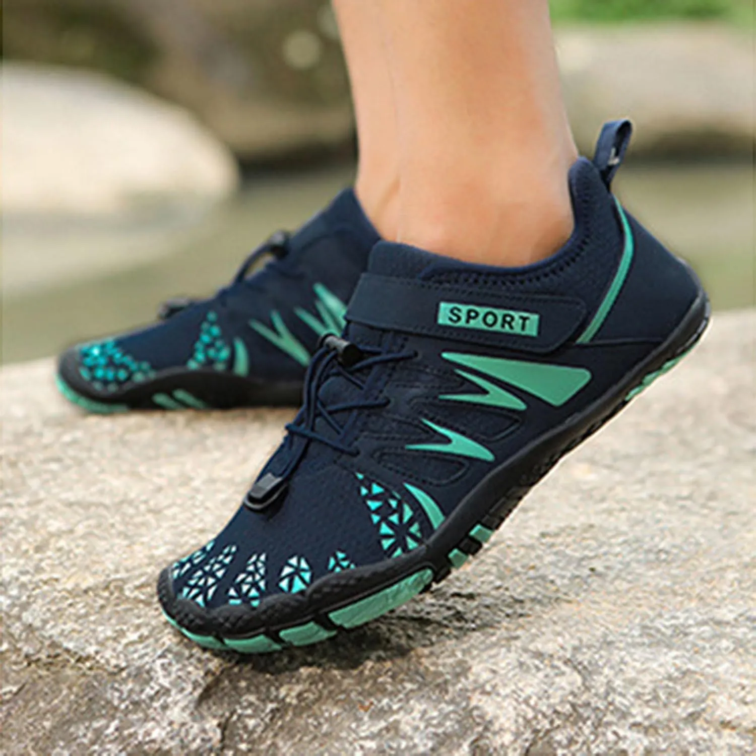Mens Size 9 Wide Water Shoes Breathable Non Slip Athletic Water Hiking Shoes Women Cute Water Shoes for Women Summer Quick Dry Sandals Slippers for Pool Beach Surf Walk Water Yoga