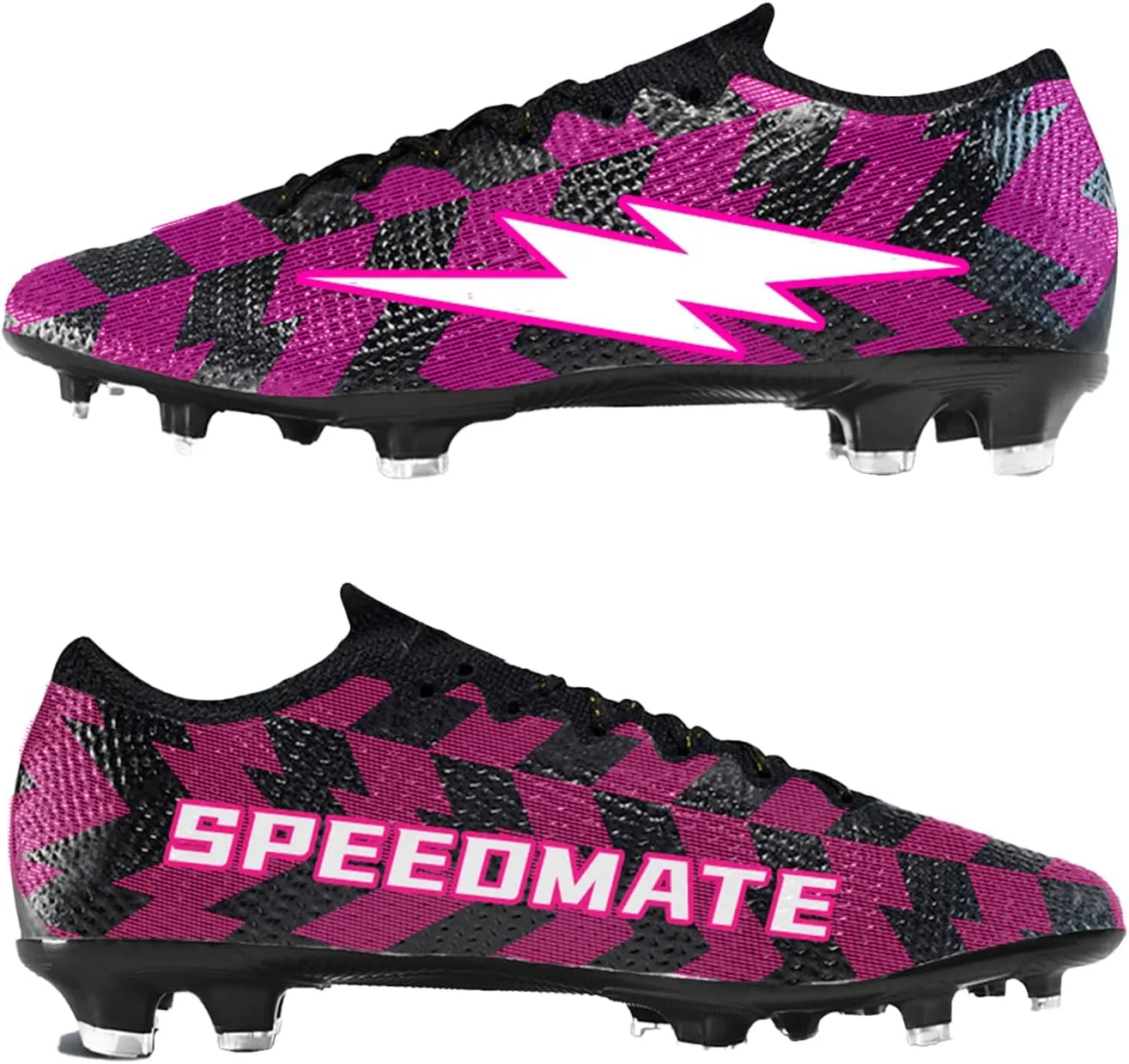 Men's Soccer Shoes Cleats Outdoor Football Boots Breathable Athletic Football Training Sneakers Professional Futsal