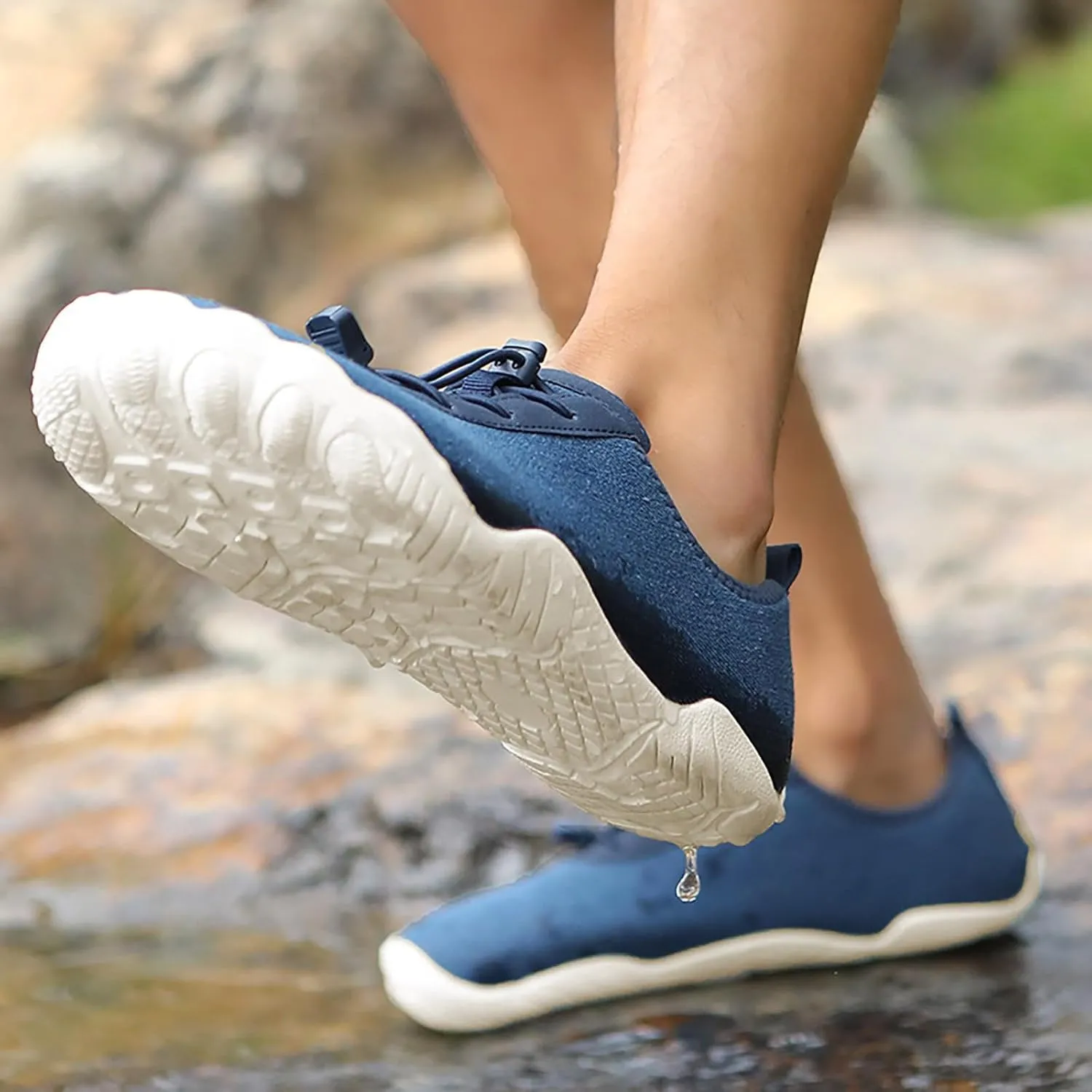 Mens Water Shoes Wide Toe Box Barefoot Aqua Socks Quick Dry Womens Water Hiking Shoes