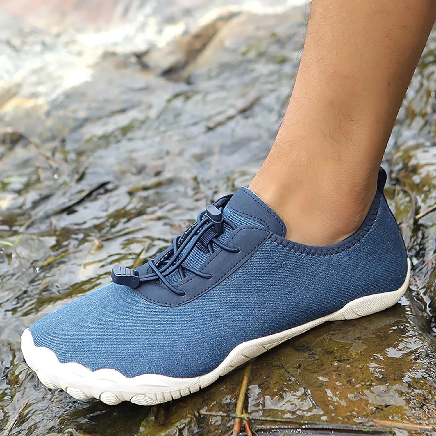 Mens Water Shoes Wide Toe Box Barefoot Aqua Socks Quick Dry Womens Water Hiking Shoes