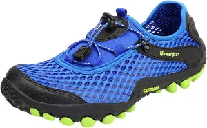 Mens Water Shoes Wide Width Non Slip Athletic Footwear Wide Toe Water Shoes Barefoot