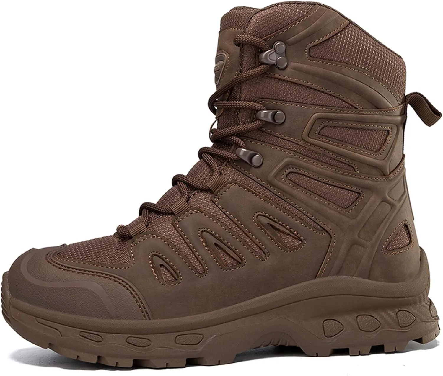 Men's Waterproof Anti Slip Wear-Resistant Tactical Hiking Boots Military Work Boots Combat Boots Outdoor Hiking Breathable Military Shoes