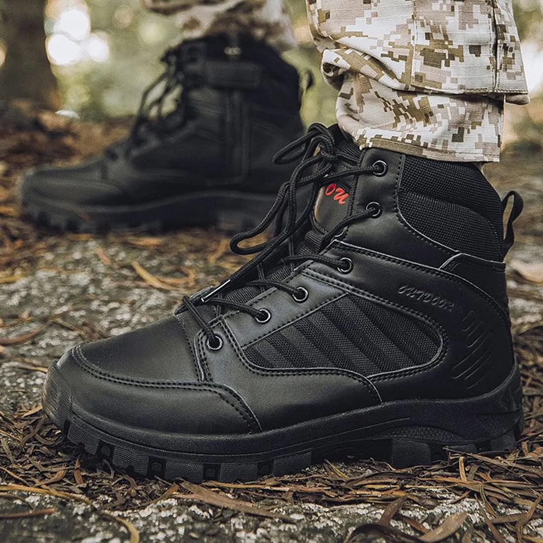 Mens Waterproof Hiking Boots High Rise