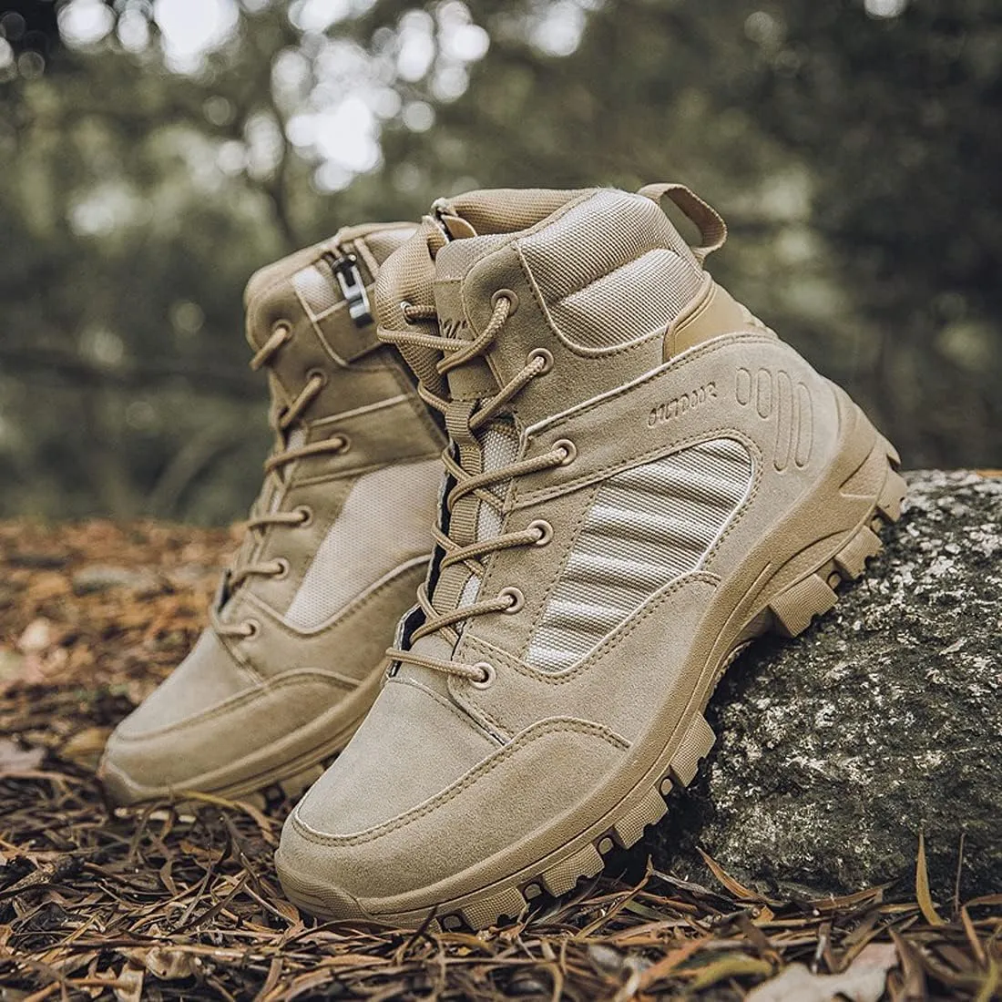 Mens Waterproof Hiking Boots High Rise