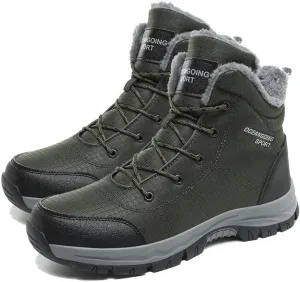 Men's winter waterproof and coldproof snow boots outdoor hiking boots