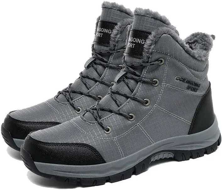 Men's winter waterproof and coldproof snow boots outdoor hiking boots