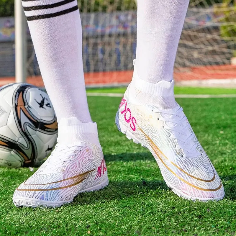 Men's Women's Soccer Shoes Boys Spikes Football Shoes Student Grass Training Shoes Outdoor Football Boots Unisex
