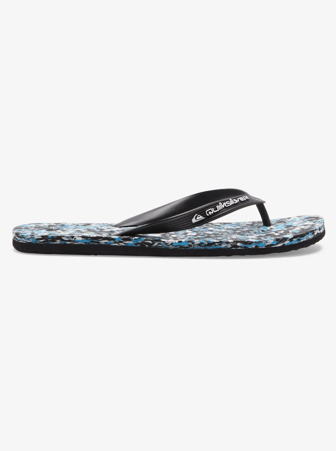 Molokai Recycled Flip-Flops - Black/Blue/Blue