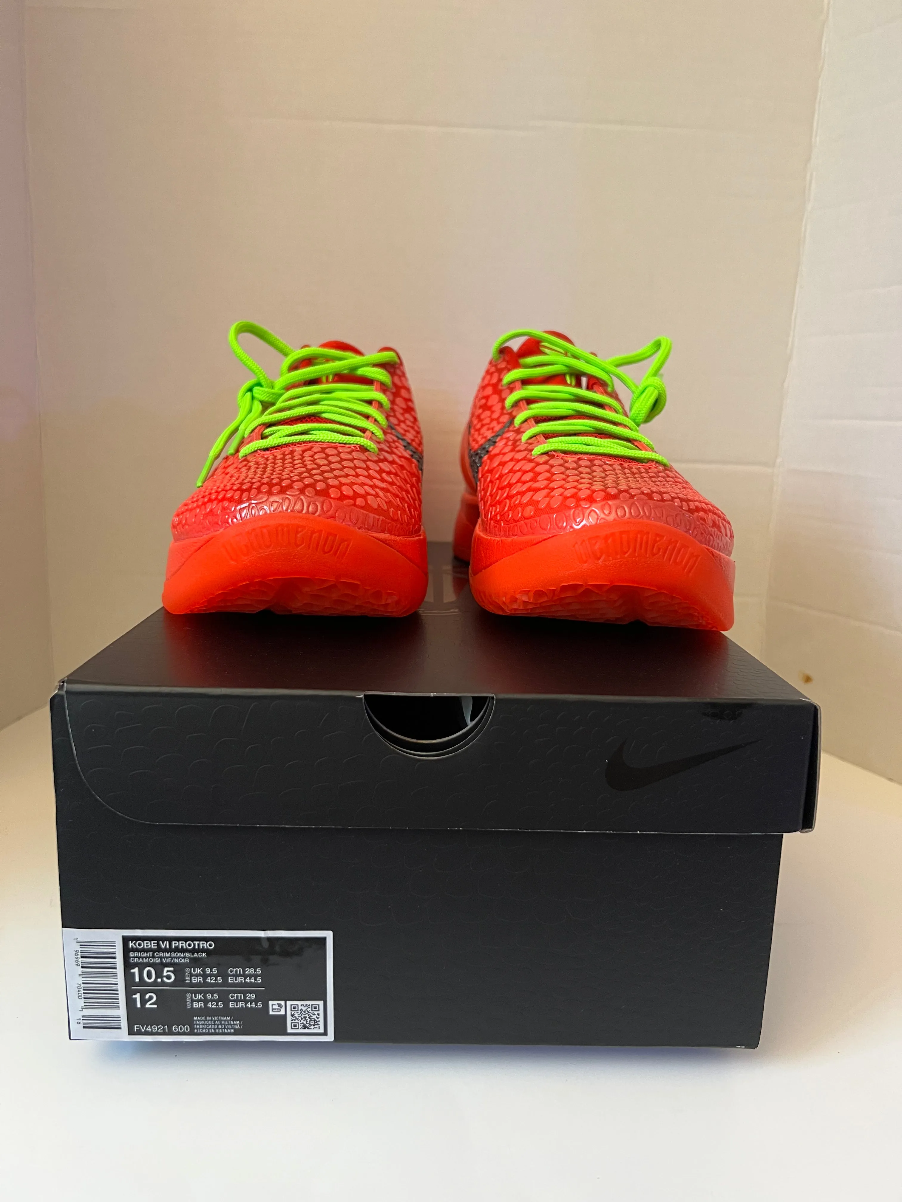Nike Kobe 6 Protro Reverse Grinch