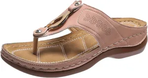Orthopedic Sandals for Women Summer Comfortable Sandals Arch Support Wedge Sandals 2025 Flip Flops Sandals