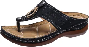 Orthopedic Sandals for Women Summer Comfortable Sandals Arch Support Wedge Sandals 2025 Flip Flops Sandals