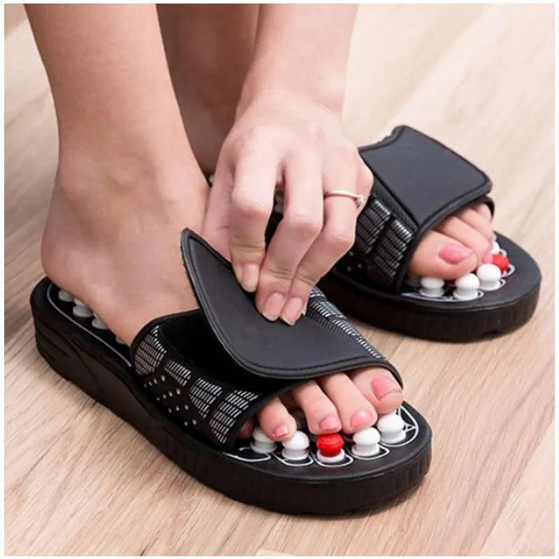 Pair Of Acupoint Reflexology Massage Therapy Slippers F49-8-68 38/39