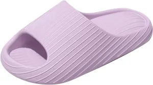 Pillow Slippers for Women and Men Summer Shower Slides Non Slip Quick Drying Bathroom Sandals Thick Sole Mens Slides