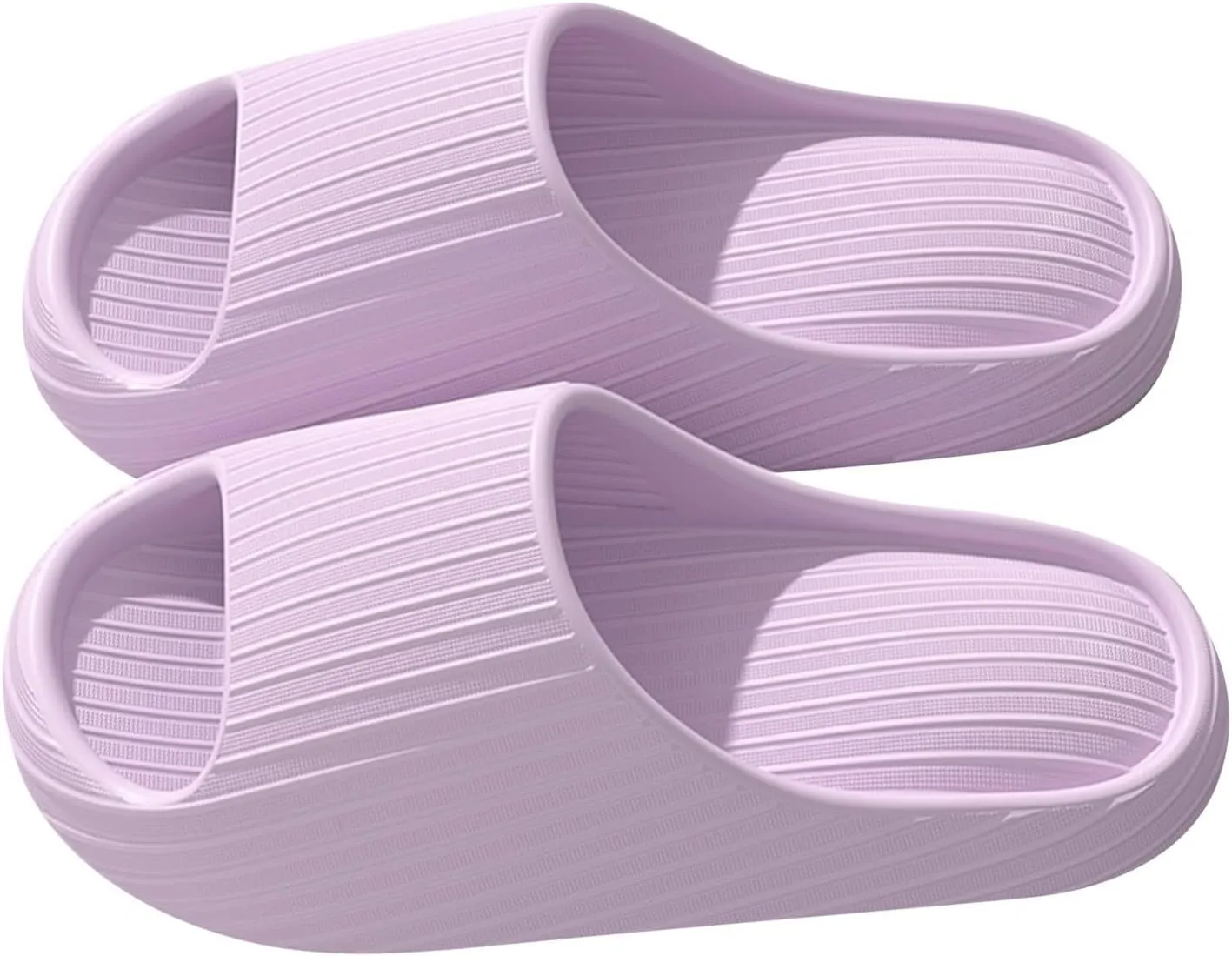 Pillow Slippers for Women and Men Summer Shower Slides Non Slip Quick Drying Bathroom Sandals Thick Sole Mens Slides