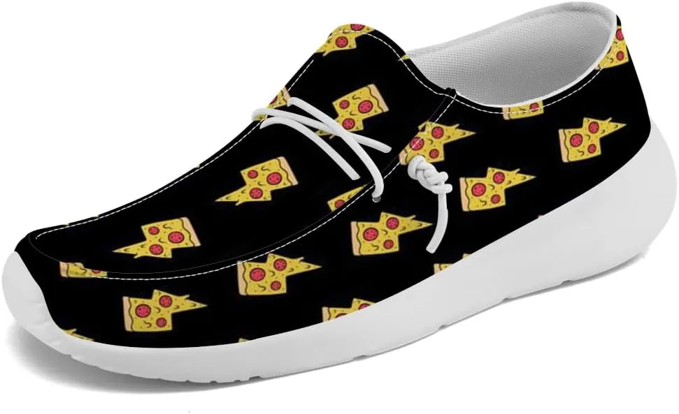 Pizza Shoes Men Women Loafers Slip-on Shoes Pizza Gifts for Women Men