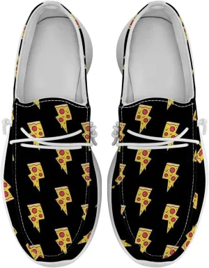 Pizza Shoes Men Women Loafers Slip-on Shoes Pizza Gifts for Women Men