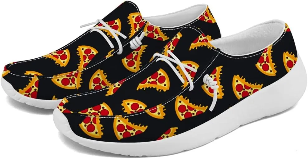 Pizza Shoes Men Women Loafers Slip-on Shoes Pizza Gifts for Women Men