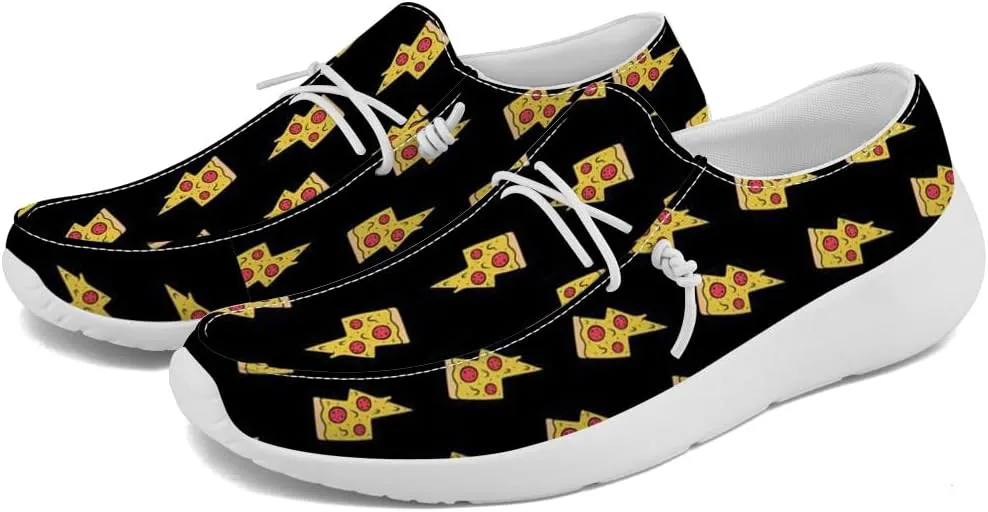 Pizza Shoes Men Women Loafers Slip-on Shoes Pizza Gifts for Women Men