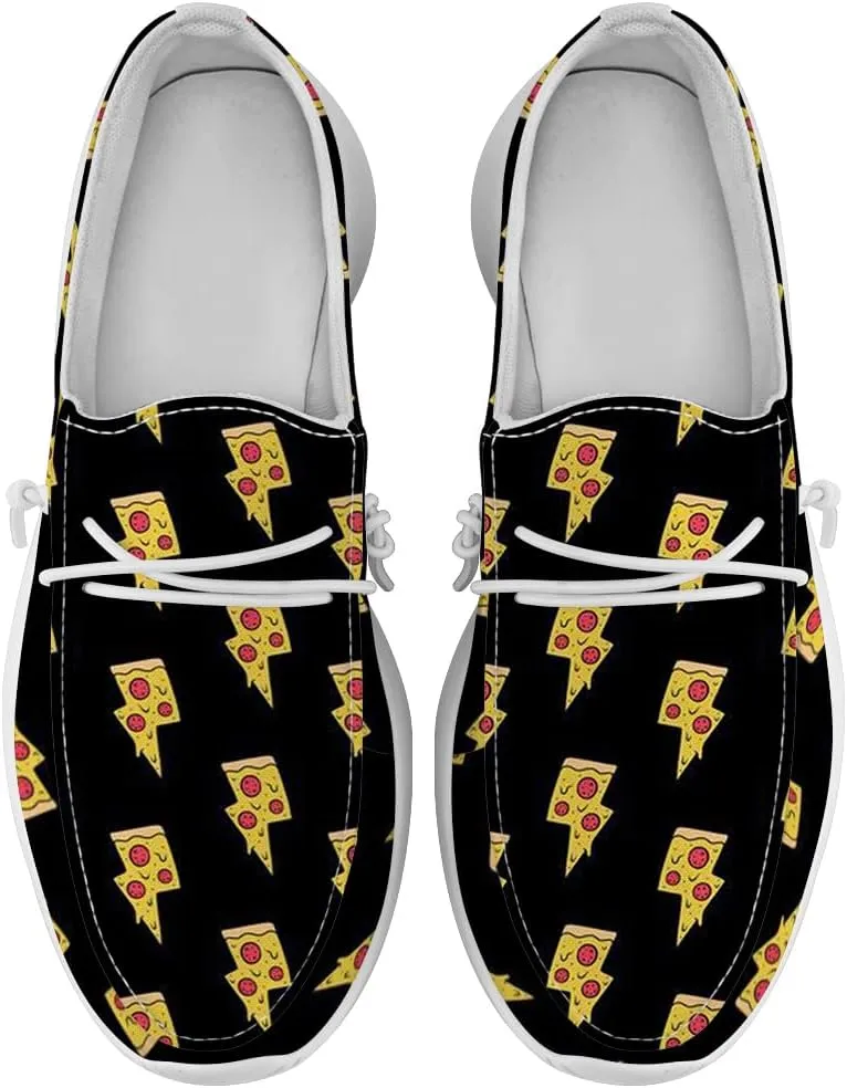Pizza Shoes Men Women Loafers Slip-on Shoes Pizza Gifts for Women Men