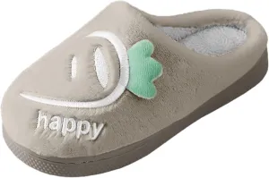 S Girls Boys Slippers Warm Dinosaur House Slippers For Toddler Lined Winter Indoor Shoes Baby Boy No Slip Slippers